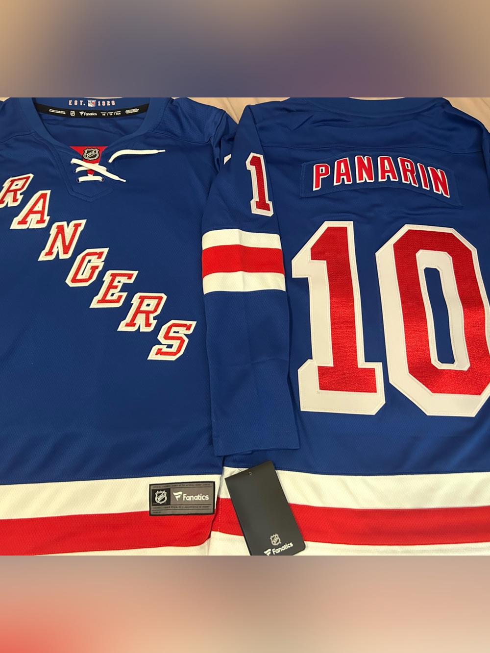 Fanatics NEW YORK RANGERS ARTEMI PANARIN WOMEN's JERSEY Sz XS,S,M New with tags